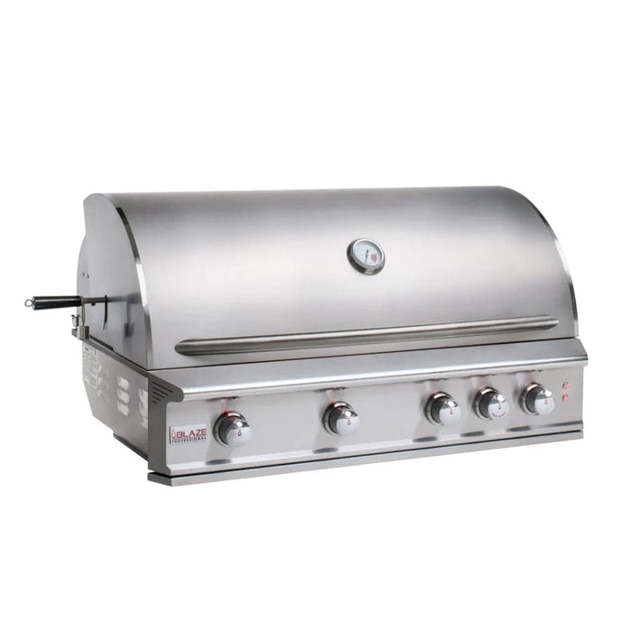 Blaze - Pro LUX 44" 4-Burner Built-In Gas Grill with Rear Infrared Burner