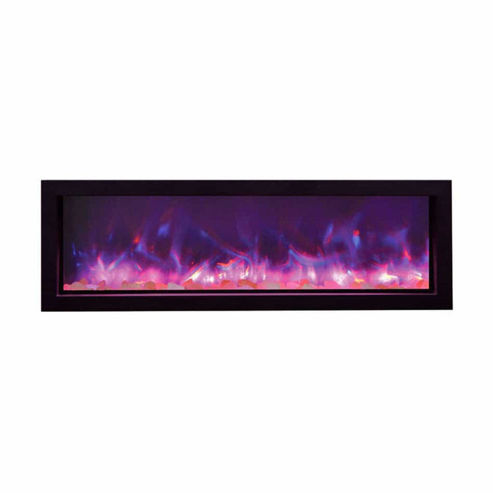 Amantii 50" Panorama Slim BI-50-SLIM-OD Linear Indoor or Outdoor Electric Fireplace