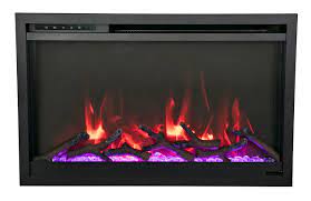 Amantii 30" Traditional Extra slim Modern Smart Electric Fireplace