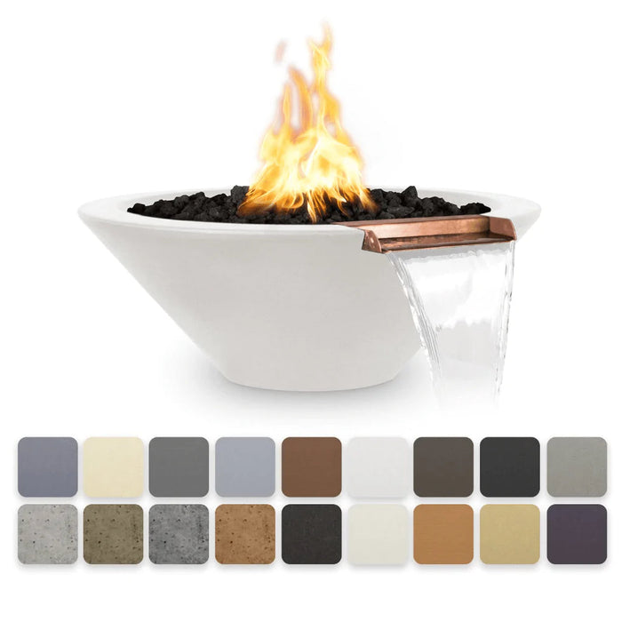 The Outdoor Plus - Cazo GFRC Concrete Round Fire and Water Bowl 31"