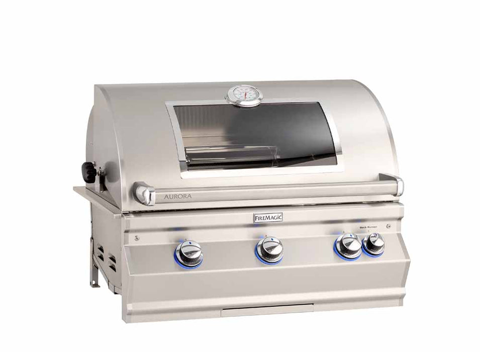 Fire Magic Aurora 30" Built-In Gas Grill with Analog Thermometer A660i