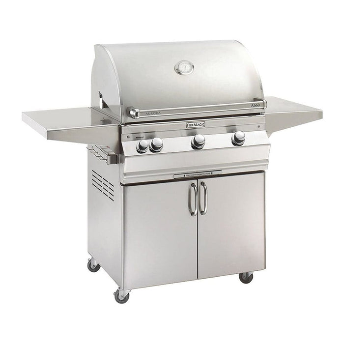 Fire Magic Aurora 30" Portable Gas Grill with Analog Thermometer A660s