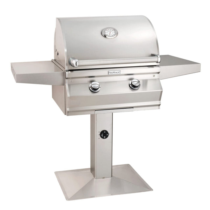 Fire Magic Choice Multi-User Accessible 24" CMA430s Patio Post Grill CMA430S-RT1N(P)-P6