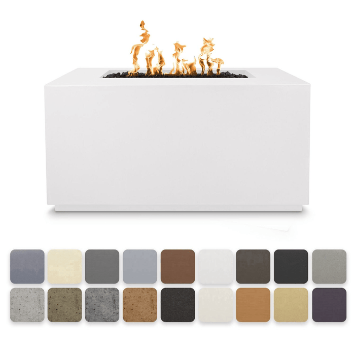 The Outdoor Plus - Pismo GFRC Concrete Rectangle Natural Gas Fire Pit 60"