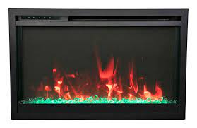 Amantii 30" Traditional Extra slim Modern Smart Electric Fireplace