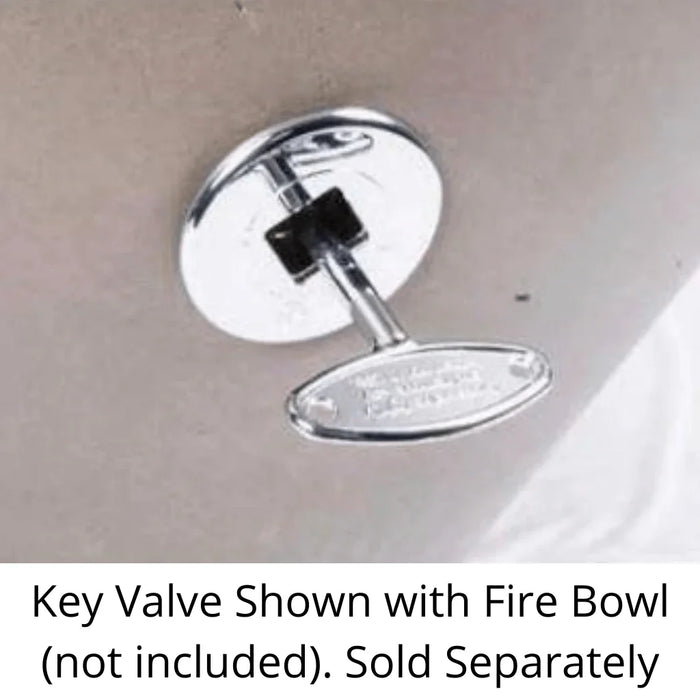 The Outdoor Plus - Key Valve Installation for Fire Bowl