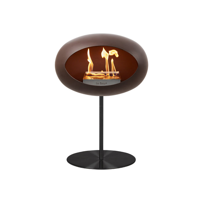 Le Feu Dome Ground Steel Bioethanol Fireplace