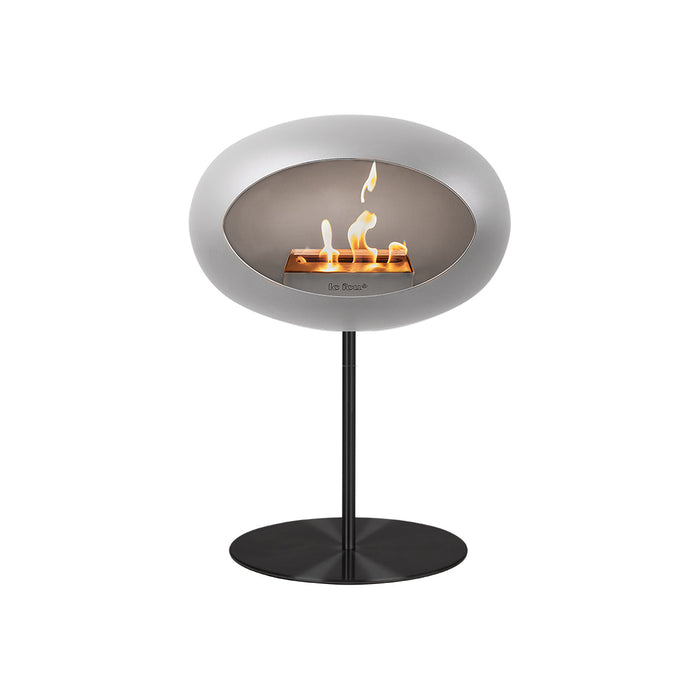 Le Feu Dome Ground Steel Bioethanol Fireplace