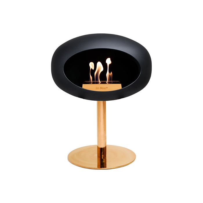 Le Feu Dome Ground Steel Bioethanol Fireplace