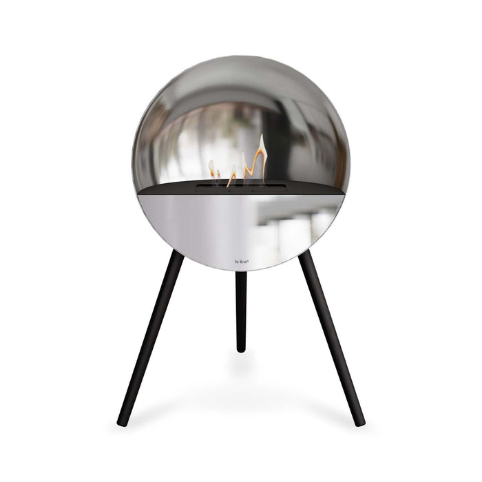 Le Feu Eye Bioethanol Fireplace - Silver