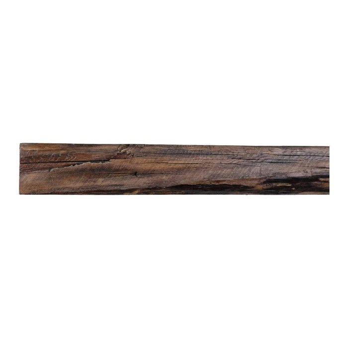 Lexington Hearth Cabin Pine Concrete Faux Wood Mantel Shelf