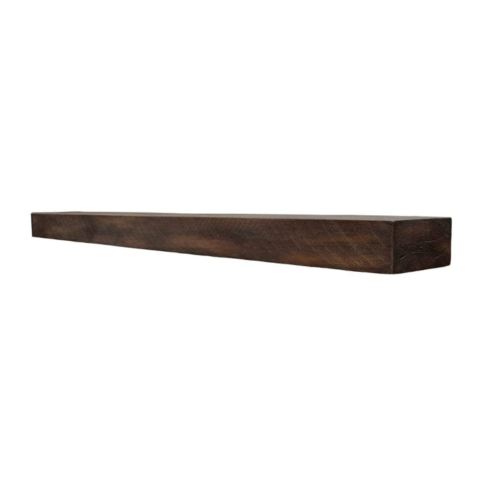 Lexington Hearth Flat Sawn Beam Concrete Faux Wood Mantel Shelf