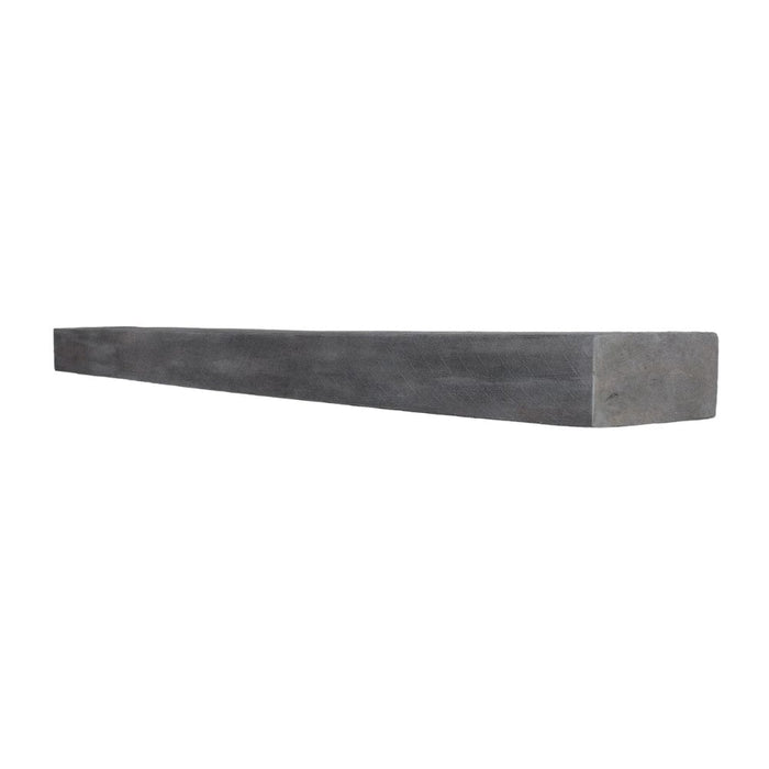 Lexington Hearth Flat Sawn Beam Concrete Faux Wood Mantel Shelf