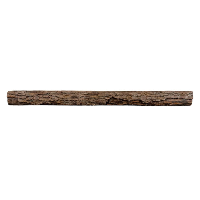 Lexington Hearth Half-Round Sleeper Faux Wood Mantel Shelf - Maduro