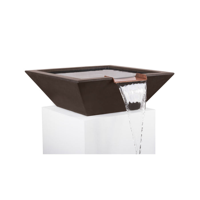 The Outdoor Plus - Maya GFRC Concrete Square Water Bowl