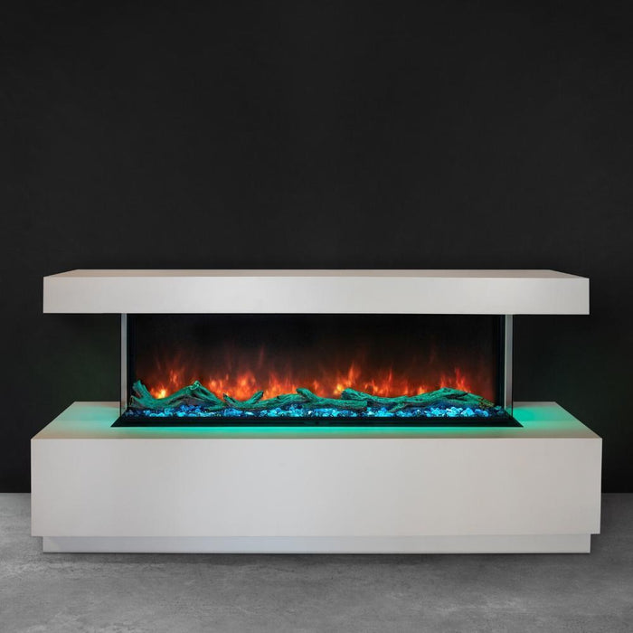 Modern Flames Landscape Pro Multi 120" 3-Sided Smart Fireplace with Full Wall Control