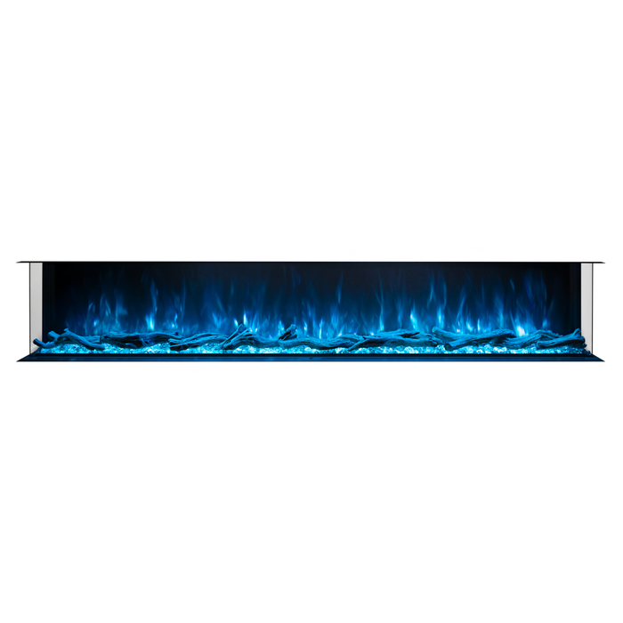 Modern Flames Landscape Pro Multi 96" 3-Sided Smart Fireplace with Full Wall Control