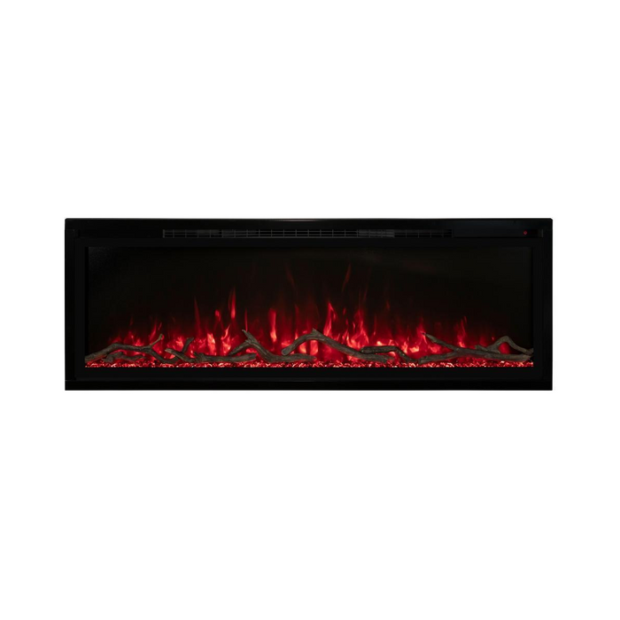 Modern Flames Spectrum Slimline Built-in/Wall Mounted Electric Fireplace, Sizes: 50"-100"