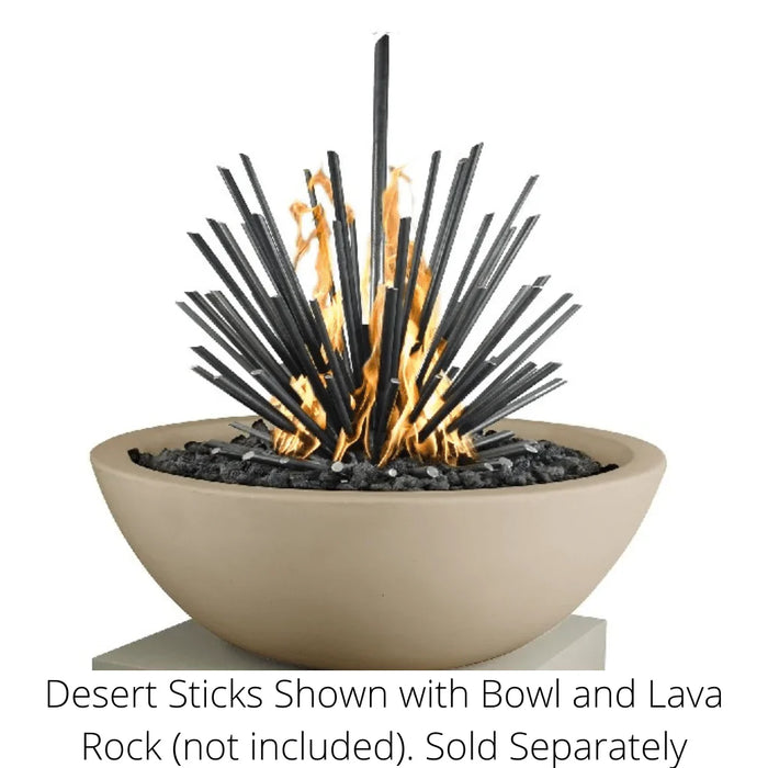 The Outdoor Plus - Mild Steel Desert Sticks Ornament for Fire Bowls and Pits 20"