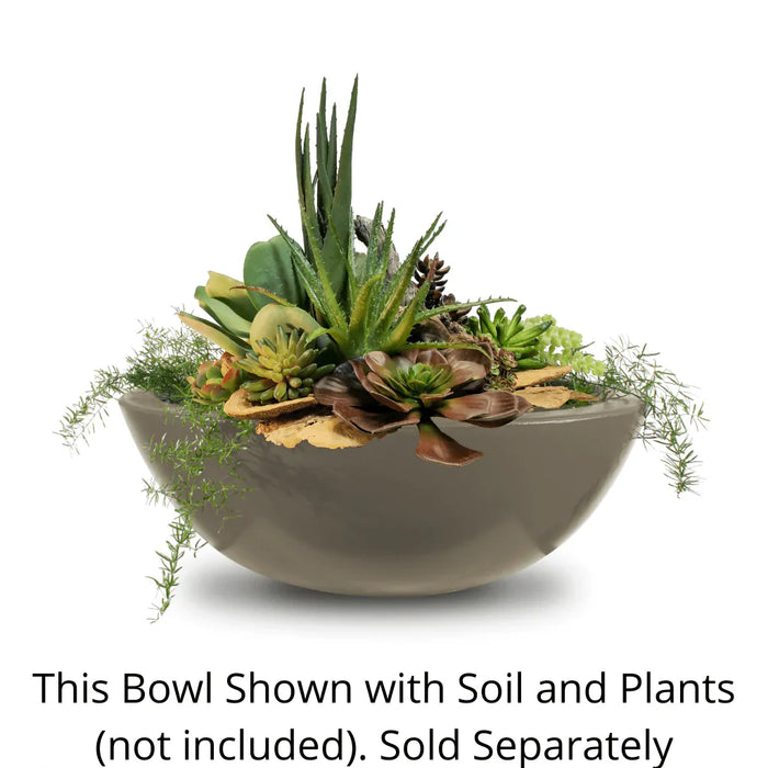 The Outdoor Plus - Sedona GFRC Concrete Round Planter Bowl