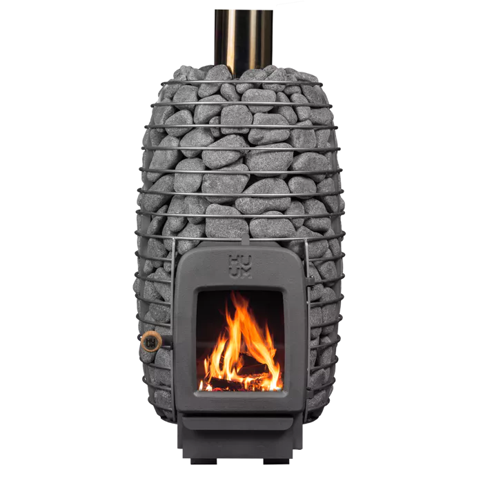 HUUM Hive Heat 12 kW Wood-Burning Sauna Stove Package