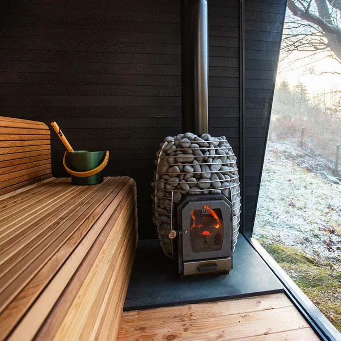 HUUM Hive Wood 17 kW Wood-Burning Sauna Stove Package