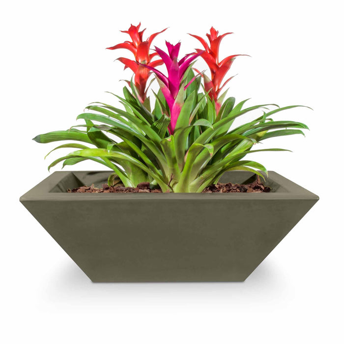 The Outdoor Plus - Maya GFRC Concrete Square Planter Bowl