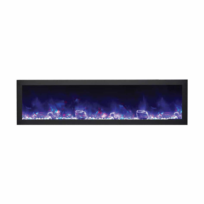 Amantii 60” SLIM BI Panorama Indoor Outdoor Electric Fireplace with Remote