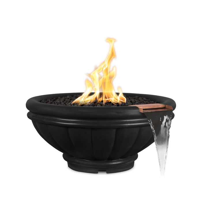 The Outdoor Plus - Roma GFRC Concrete Round Fire & Water Bowl 24"