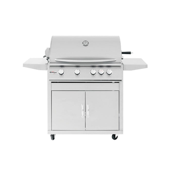 Summerset - Sizzler 32" Standalone 4-Burner Gas Grill