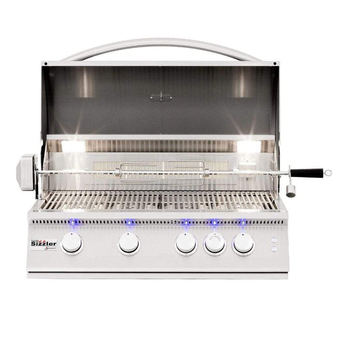 Summerset - Sizzler Pro 32" Standalone 4-Burner Gas Grill