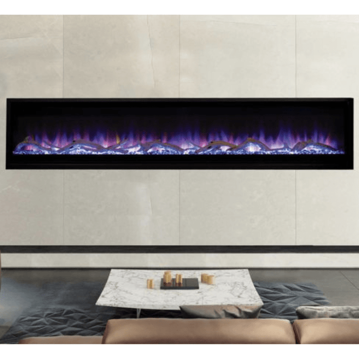 Superior Plexus Built-In/Wall Mounted Zero Clearance Linear Electric Fireplace