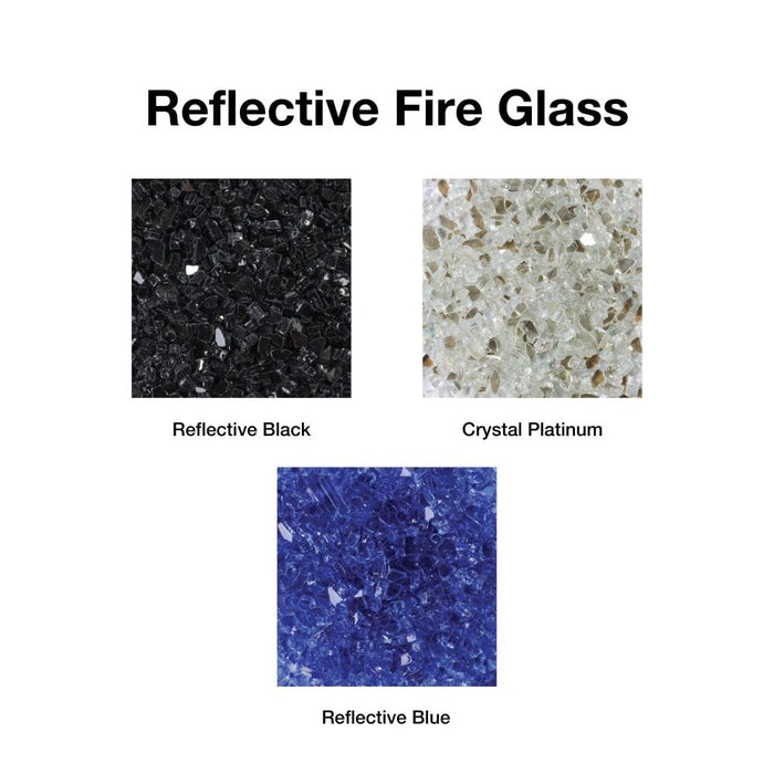 Superior Reflective Fire Glass for Gas Fireplaces
