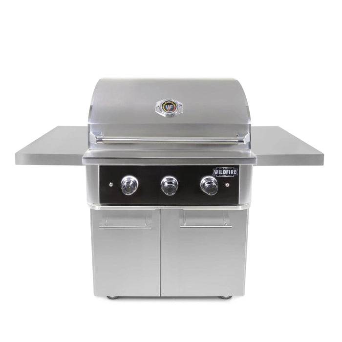 Wildfire Ranch Pro Portable 30" Freestanding 2 Burner Gas Grill