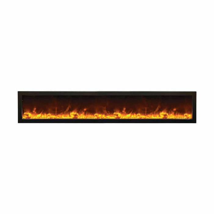 Amantii 60” SLIM BI Panorama Indoor Outdoor Electric Fireplace with Remote